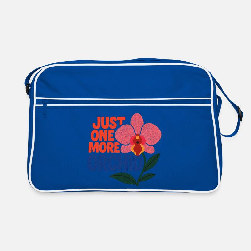 Nur noch eine Orchidee Retro Tasche