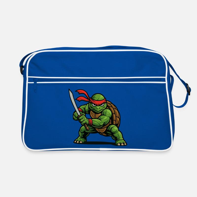 Ninja Warrior Turtle with Katana Sword Retro Bag