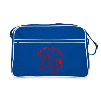 Bakery and Pastries - Retro Bag - blue/white - Front