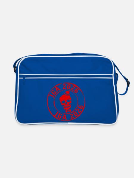 Jga 2026 Skull Bachelor Party - Retro Bag - blue/white - Front
