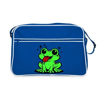 Toad Comic Frog - Retro Bag - blue/white - Front