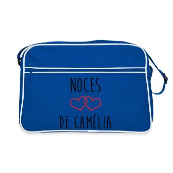Noces de Camélia 51 ans de mariage - Sac Retro - bleu/blanc - Devant
