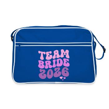 Équipe Mariée 2026 - Sac Retro - bleu/blanc - Devant