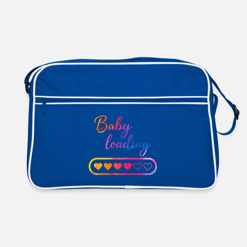 Baby loading heart Retro Bag