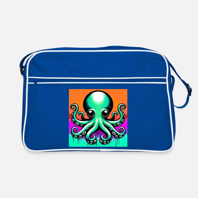 Krake Retro Tasche