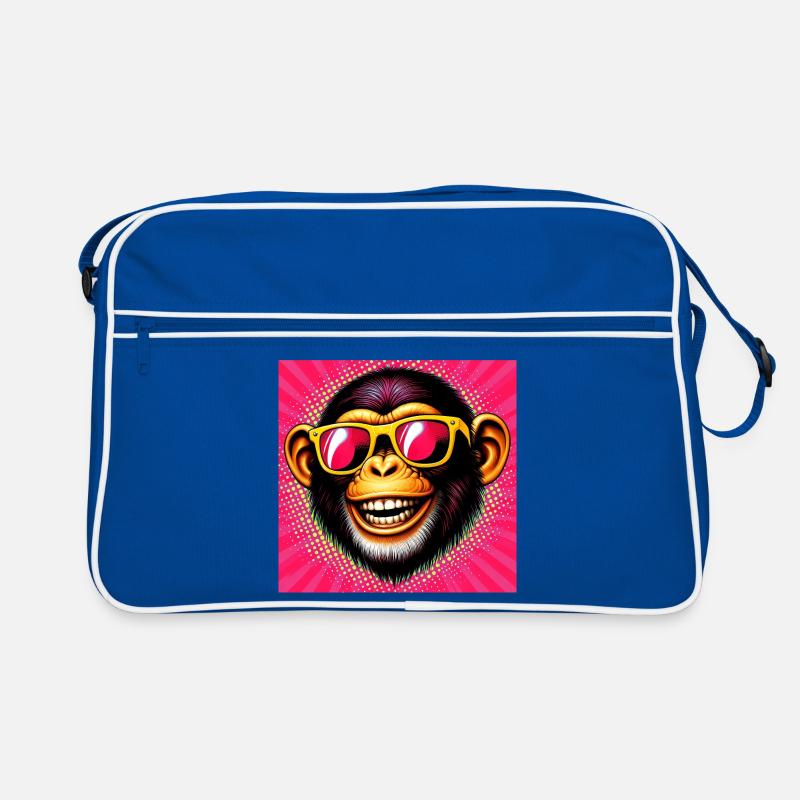 Chimpanzee Monkey Retro Bag