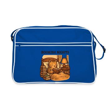 Moisson de chats des Nuits Livres - Sac Retro - bleu/blanc - Devant