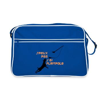 Staffie j'peux pas j'ai flirtpole sport - 002 - Sac Retro - bleu/blanc - Devant