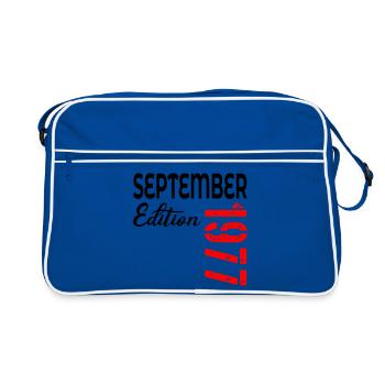 49e anniversaire - septembre 1977 - Sac Retro - bleu/blanc - Devant