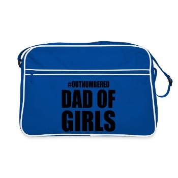 Dad of girls - Sac Retro - bleu/blanc - Devant