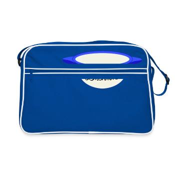 bol breton pour Bretonne - Sac Retro - bleu/blanc - Devant