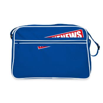Hashtag Fake News Donald  - Sac Retro - bleu/blanc - Devant