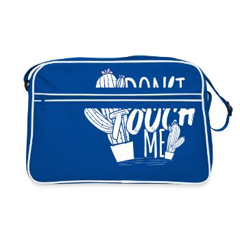 Don't touch me - Retro Bag - blue/white - Front