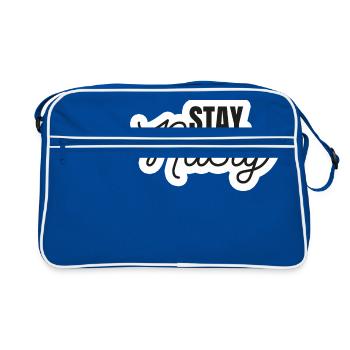Stay evil - Retro Bag - blue/white - Front