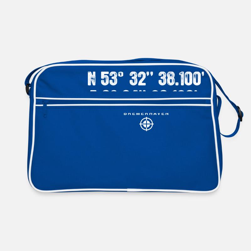 Gift Geocaching Coordinates Bremerhaven Retro Bag