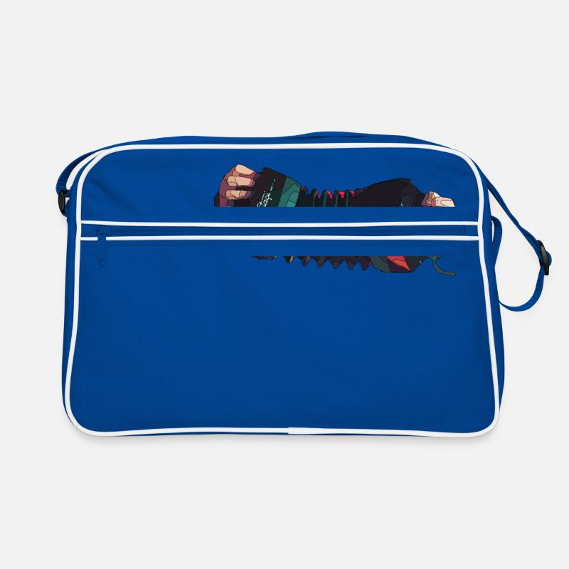 CONC3 - Sac Retro - bleu/blanc