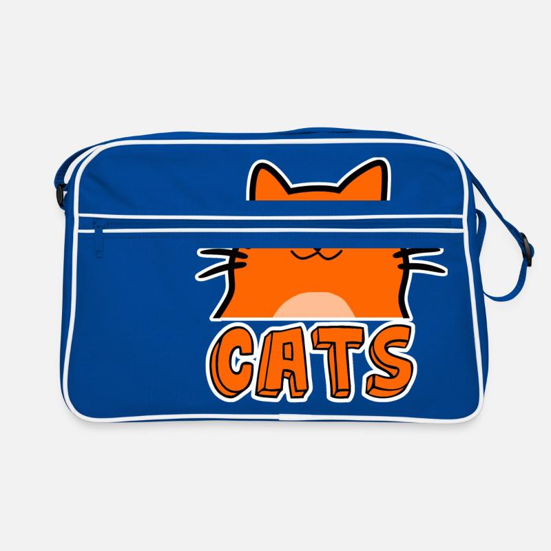 Chat de dessin animé mignon Sac Retro