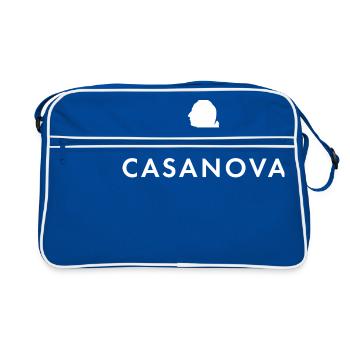 Casanova - Limited edition - Retro Bag - blue/white - Front
