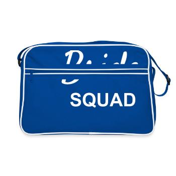 Bride Squad - Retro Tasche - Blau/Weiß - Vorne