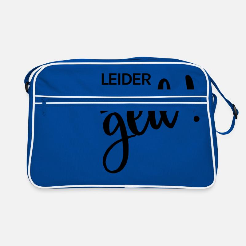 Leider Geil! Retro Tasche