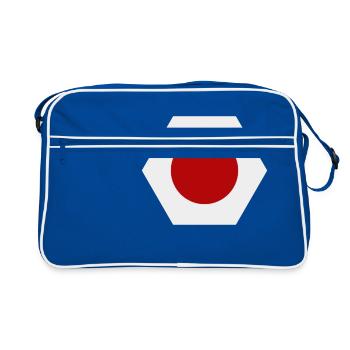 drapeau du japon - Sac Retro - bleu/blanc - Devant