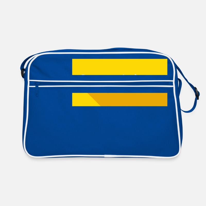 sunshine - Retro Bag - blue/white