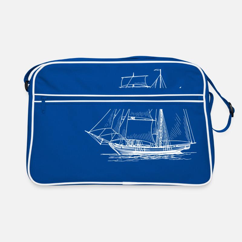sailing ship Retro Bag
