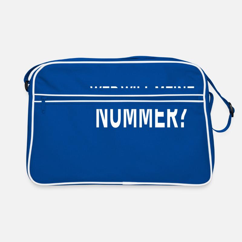 nummer Retro Tasche