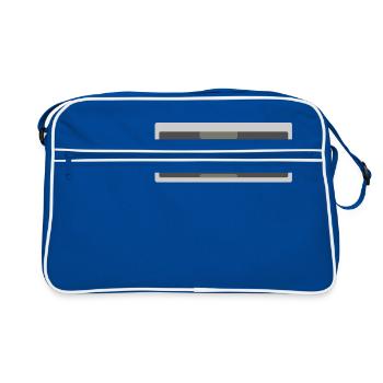 Dans le contrôle - Style rétro! - Sac Retro - bleu/blanc - Devant