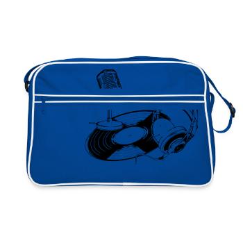The way of music Schwarz - Sac Retro - bleu/blanc - Devant