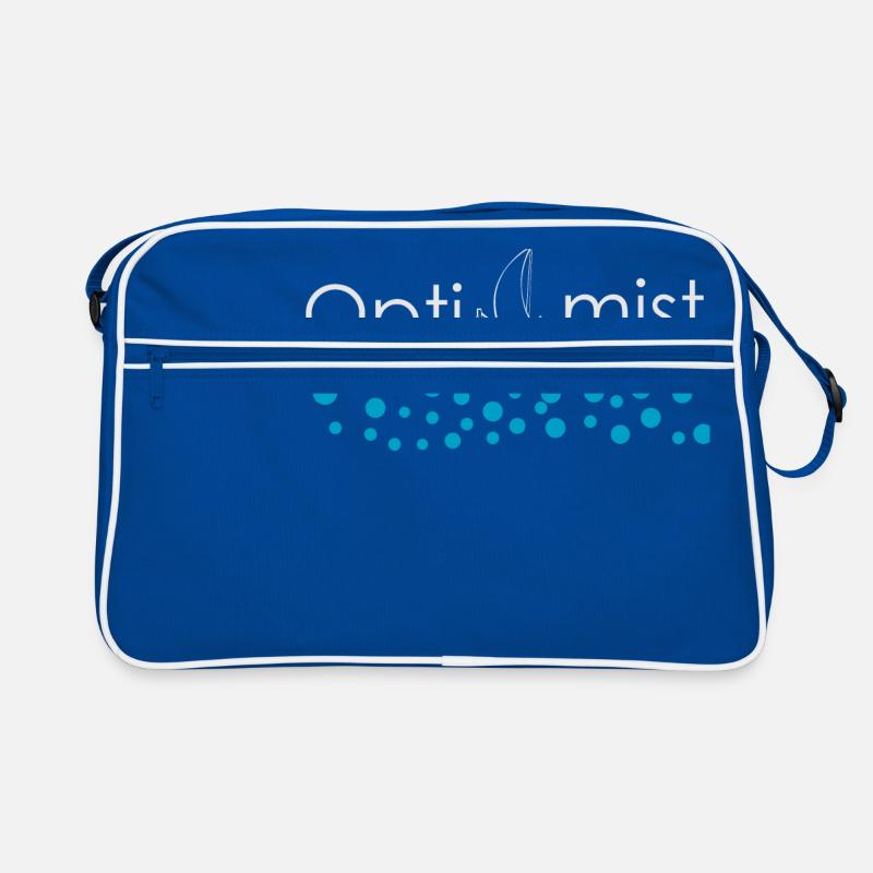 Optimist - Retro Tasche - Blau/Weiß