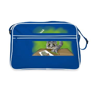 Minus pas punk - Retro Bag - blue/white - Front