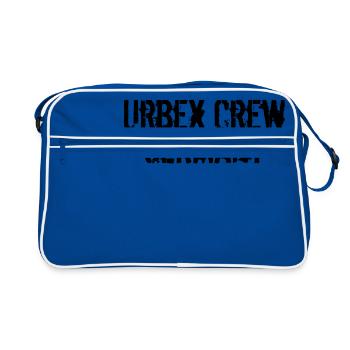 Urbex Crew Germany - Retro Tasche - Blau/Weiß - Vorne