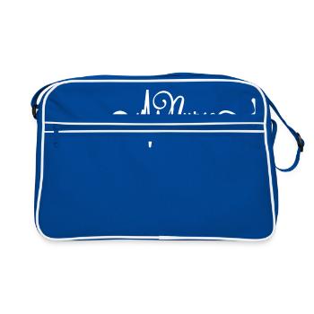 Infirmière Médecin Infirmière Hôpital - Sac Retro - bleu/blanc - Devant