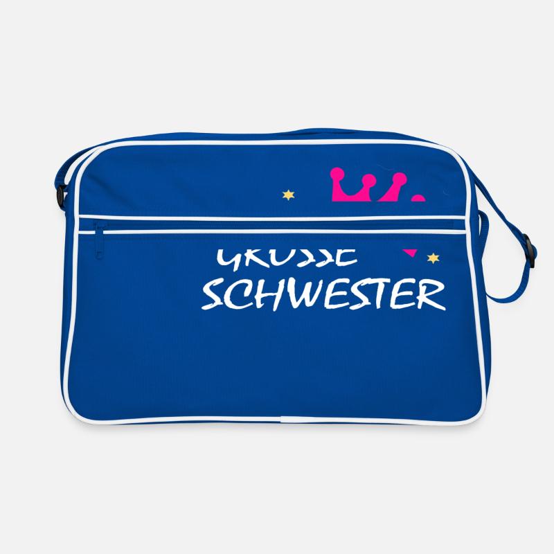 grosse schwester w Retro Tasche