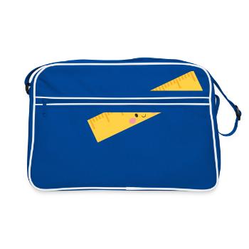 règle - Sac Retro - bleu/blanc - Devant