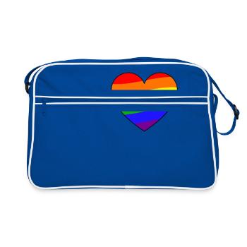Fierté - Sac Retro - bleu/blanc - Devant
