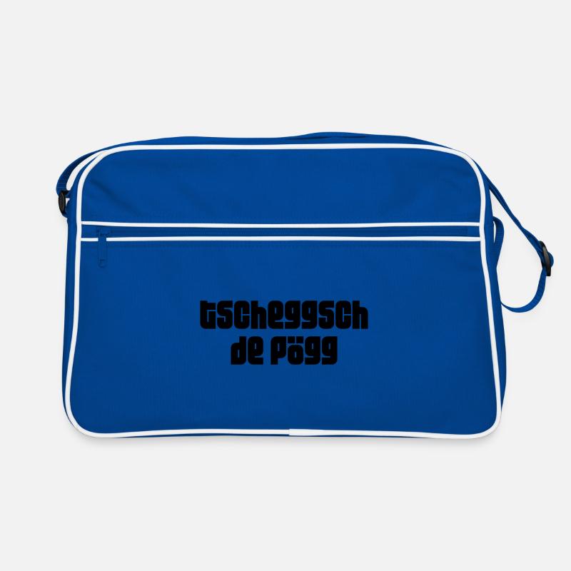 tscheggsch de Pögg Schweizerdeutsch Retro Tasche