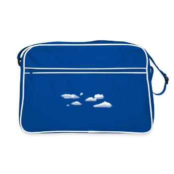 Clouds - Retro Bag - blue/white - Front
