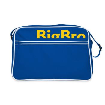 Big Bro - Retro Bag - blue/white - Front