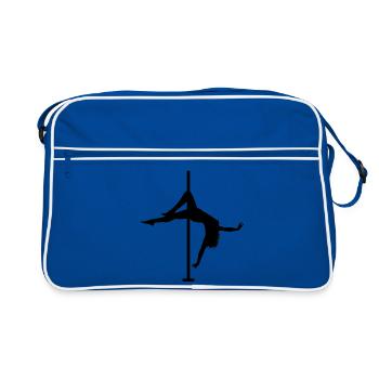 Pole dance - Sac Retro - bleu/blanc - Devant