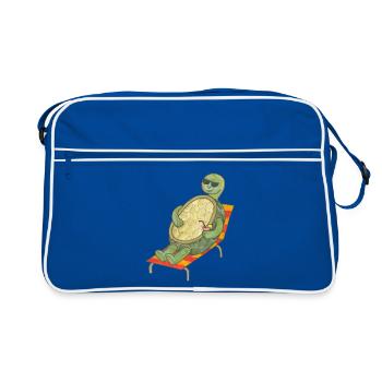Crapaud froid - Sac Retro - bleu/blanc - Devant