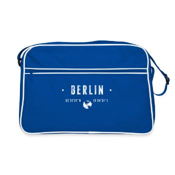 Berlin - Retro Bag - blue/white - Front