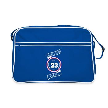 Fière d'être du 23 - Sac Retro - bleu/blanc - Devant