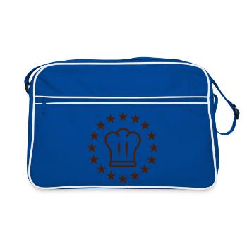 Sternekoch | starred chef - Retro Bag - blue/white - Front