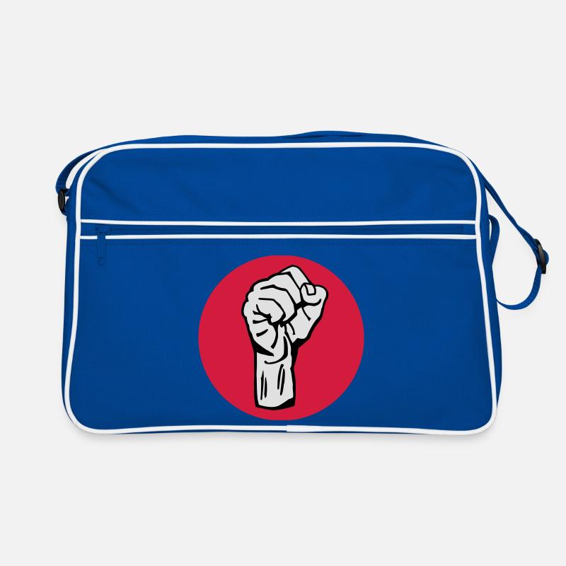 Fist - Protest - Democracy Retro Bag