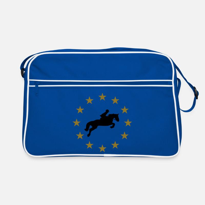Springen Pferd & Sternen Retro Tasche