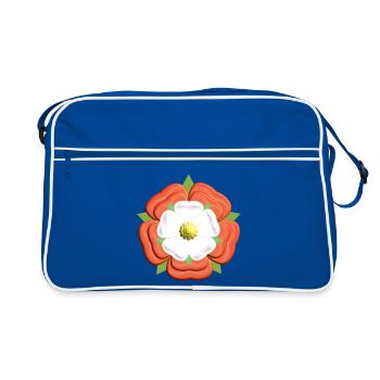 Tudor Rose - Retro Bag - blue/white - Front
