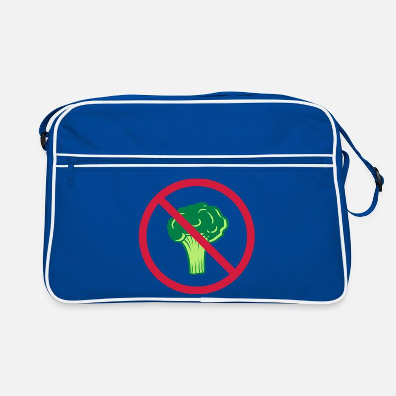no broccoli prohibited shield zone healthy vitamins Retro Bag