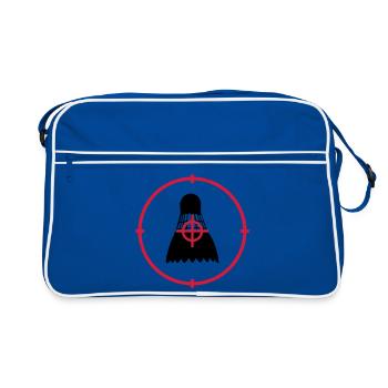 Badminton - Sac Retro - bleu/blanc - Devant